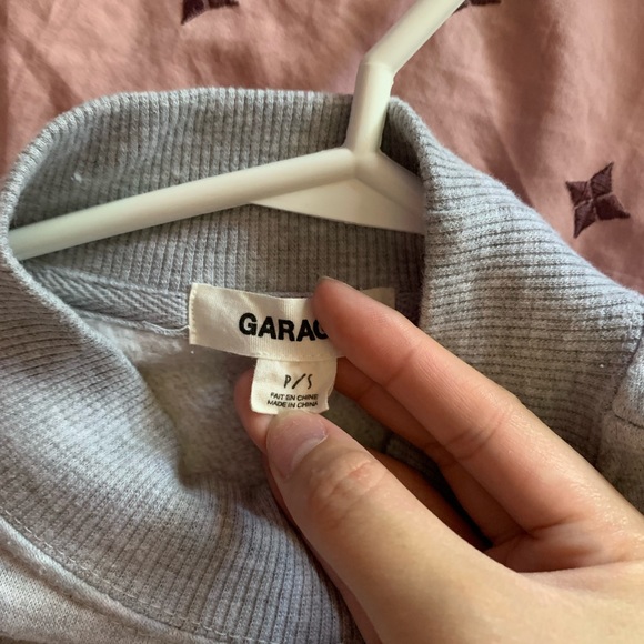 GARAGE Cropped mock neck sweater - Picture 3 of 4